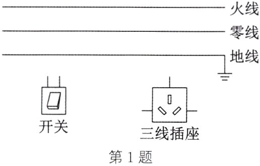三线插座第1题