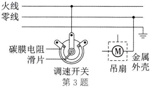 吊扇外壳调速开关第3题