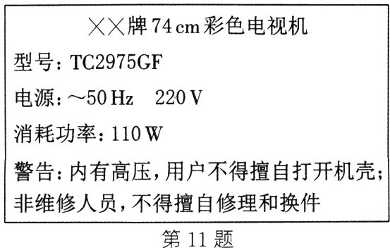 非维修人员不得擅自修理和换件第11题