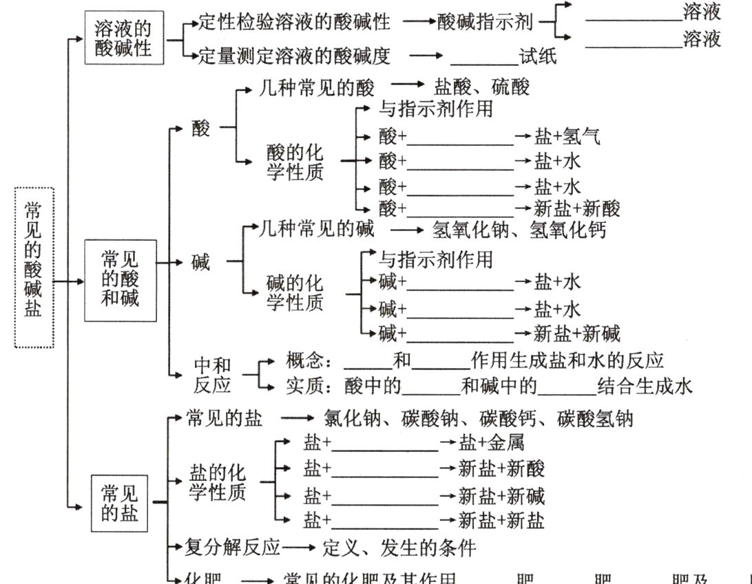 复分解反应定义发生的条件化肥常见的化肥及其作用肥巴肥肥及肥