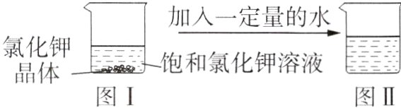 饱和氯化钾溶液晶体图I图II