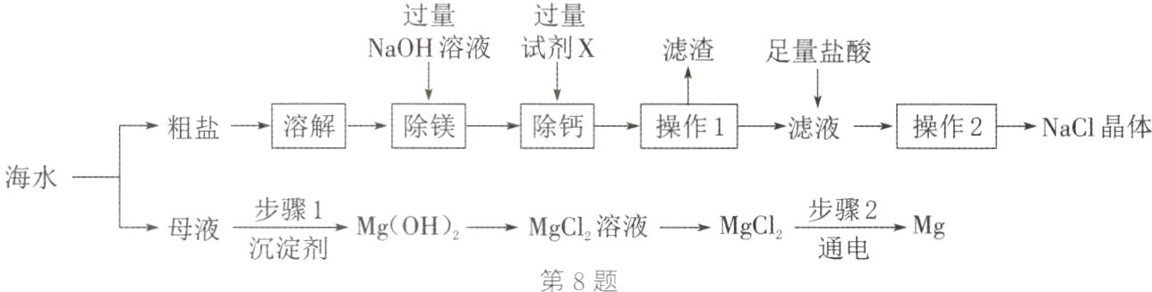 沉淀剂通电第8题