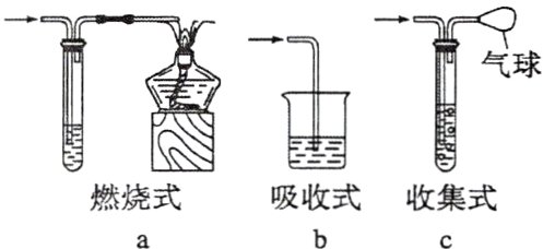 燃烧式吸收式收集式