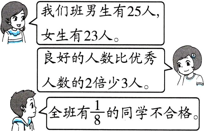 frac18全班有的同学不合格
