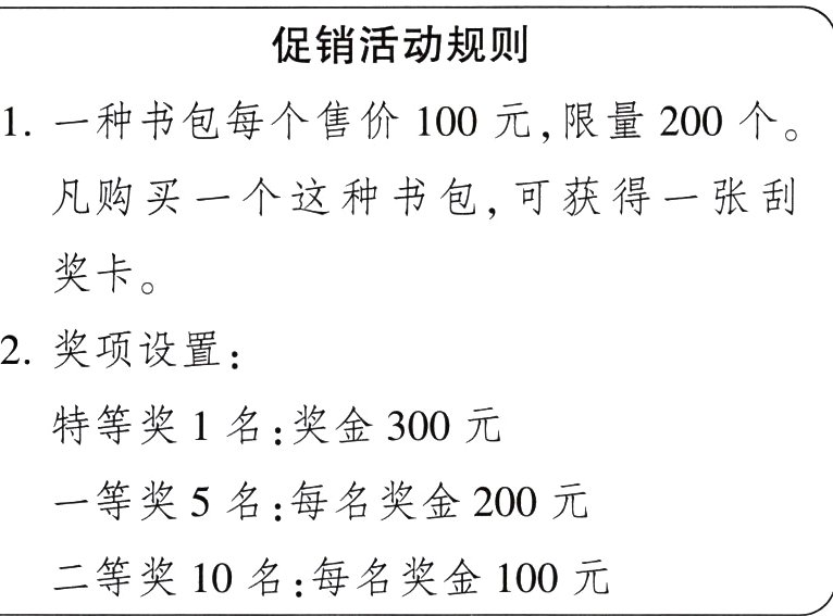 二等奖10名每名奖金100元