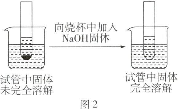完全溶解未完全溶解图2