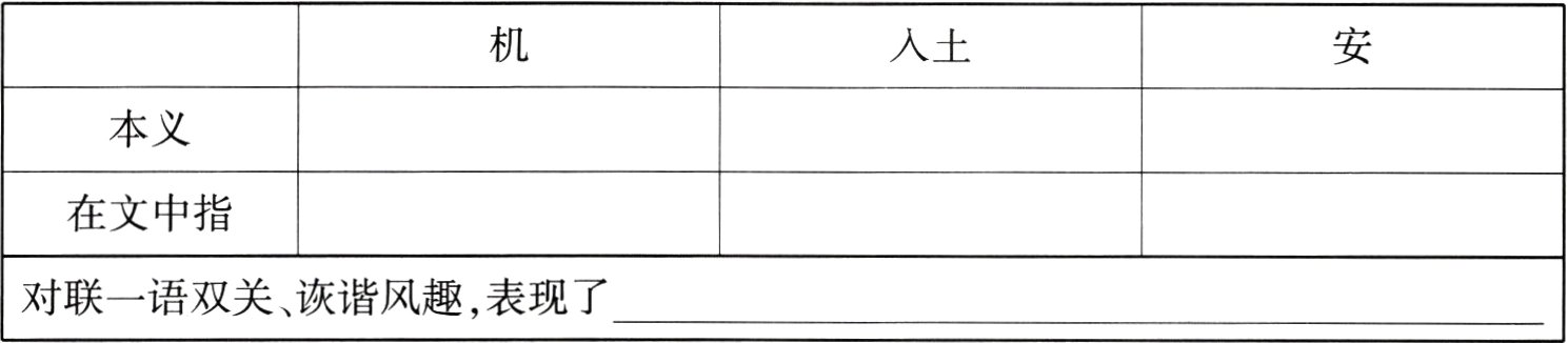 对联一语双关谐风趣表现了