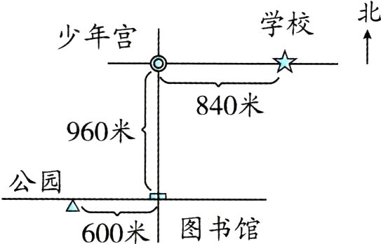 图书馆600米