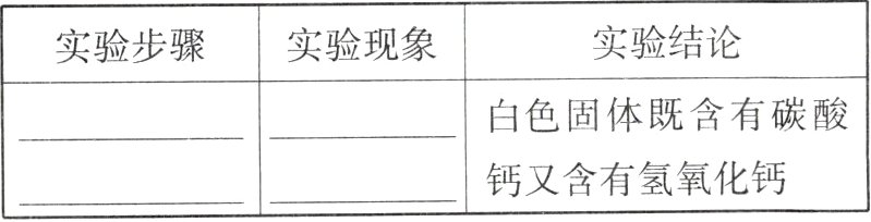 钙又含有氢氧化钙