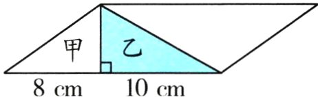 甲乙8cm10cm