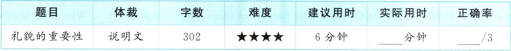 礼貌的重要性说明文6分钟分钟3023