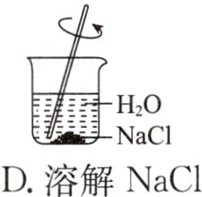 D溶解NaC1