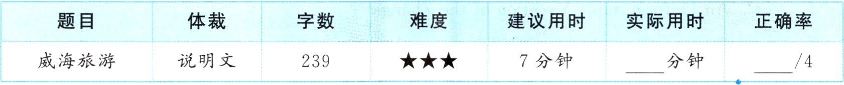 威海旅游说明文分钟7分钟4239