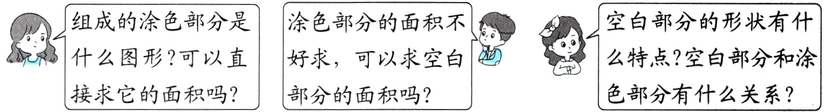 色部分有什么关系接求它的面积吗部分的面积吗