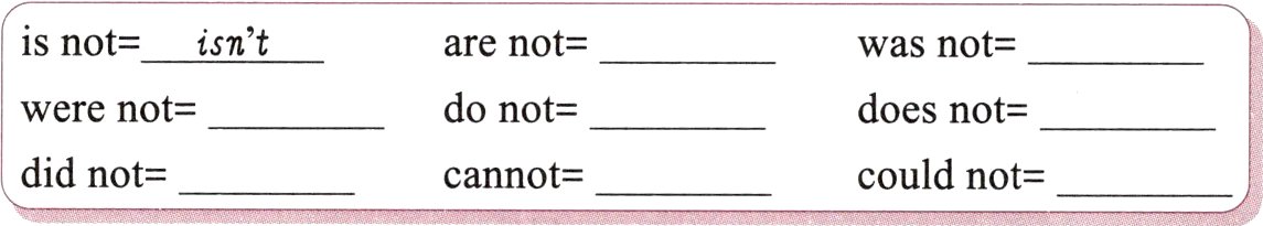 didnotcouldnotcannot