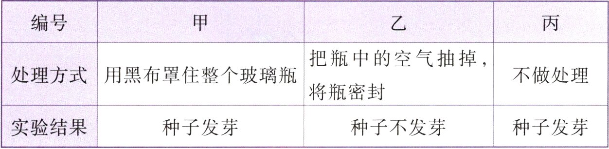 种子发芽种子不发芽种子发芽实验结果