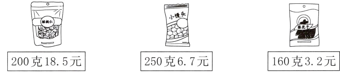 160克32元200克185元250克67元