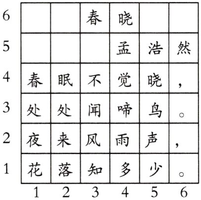 1花落知多少123456