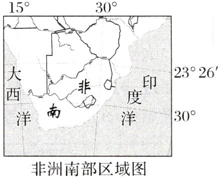 非洲南部区域图