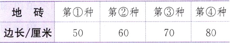 边长厘米50807060