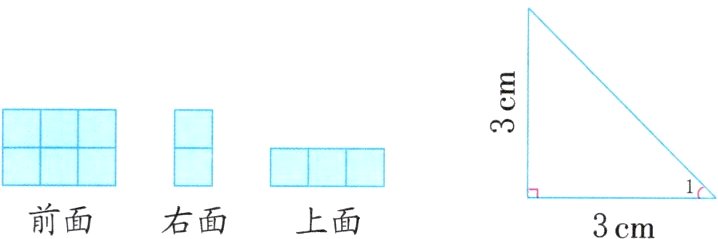 前面右面上面3cm