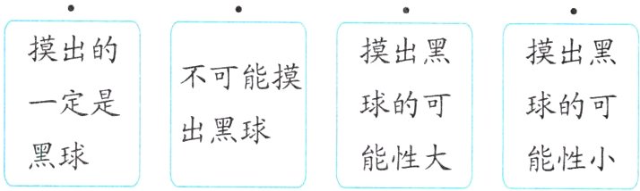出黑球黑球能性大能性小