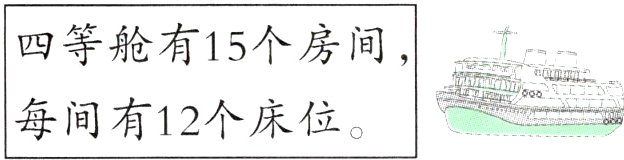 每间有12个床位