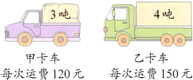 每次运费150元每次运费120元