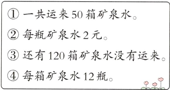 每箱矿泉水12瓶
