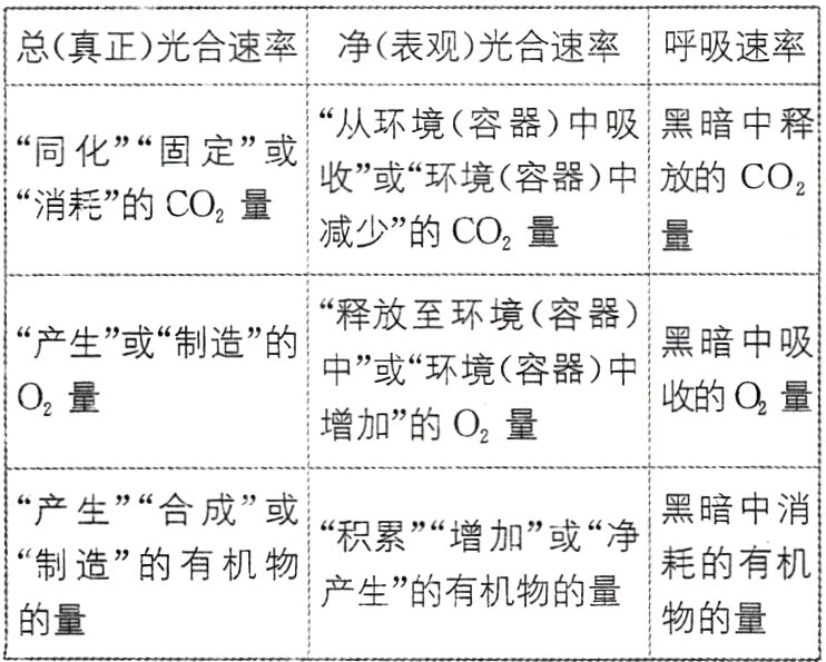 产生的有机物的量物的量的量