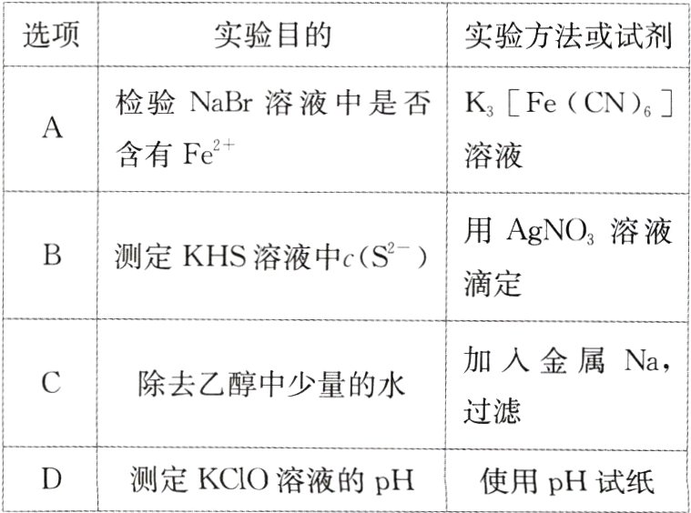 测定KC1O溶液的pH使用pH试纸