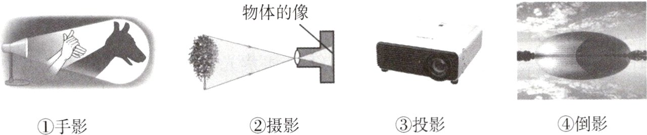 倒影投影摄影手影