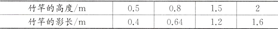 竹竿的影长m120406416