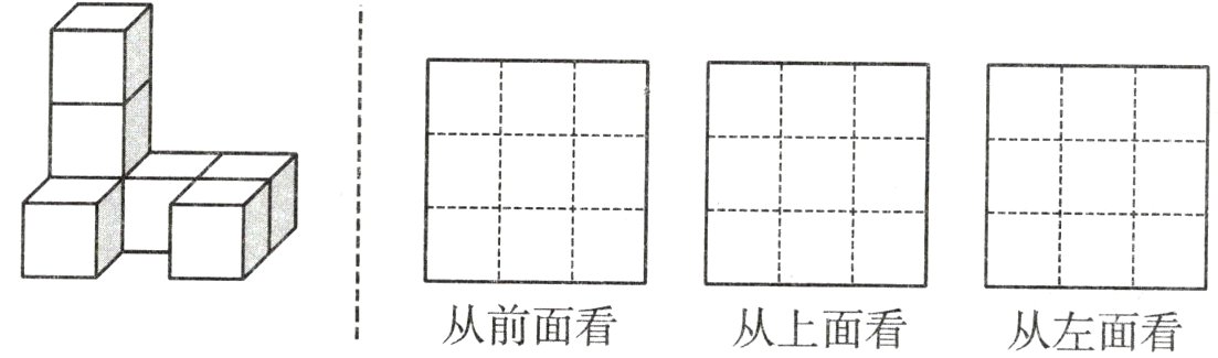 从前面看从上面看从左面看