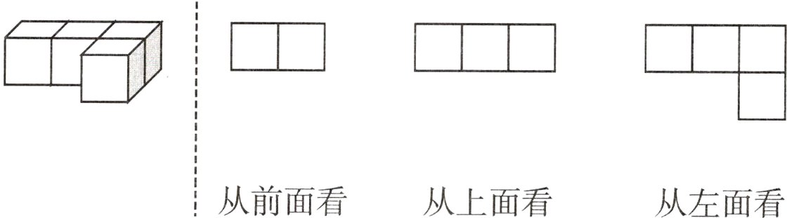 从前面看从上面看从左面看