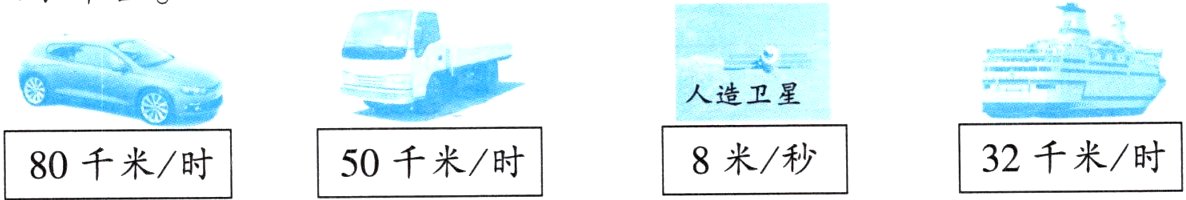 32千米时8米秒50千米时80千米时