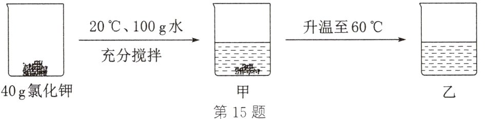 40g氯化钾第15题