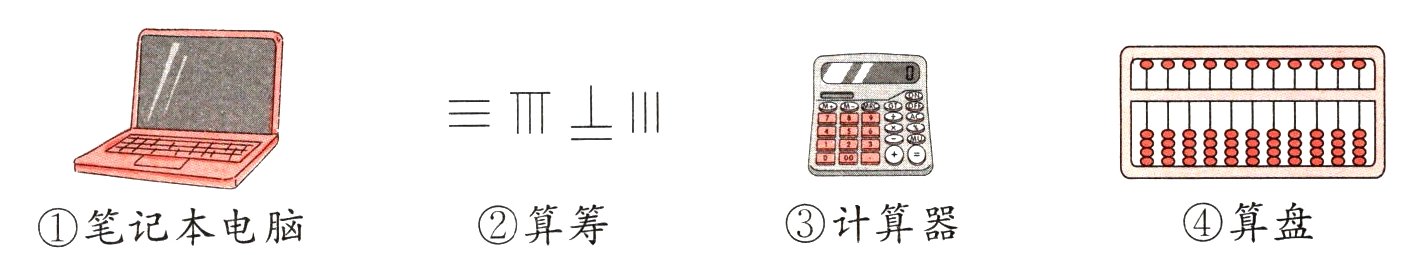 算盘计算器算筹笔记本电脑