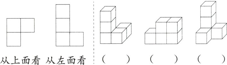 从上面看从左面看