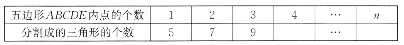 分割成的三角形的个数