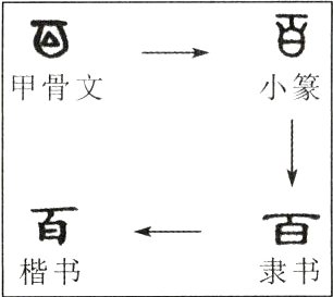 百一百隶书楷书