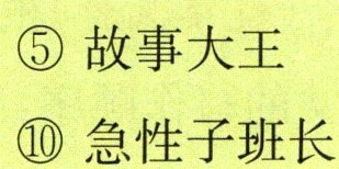 小问号昆虫迷幽默王子急性子班长