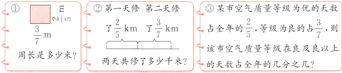 两天共修了多少千米的天数占全年的几分之几