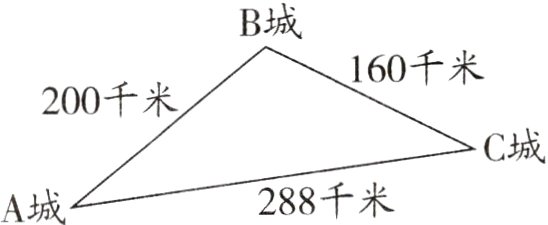 288千米A城