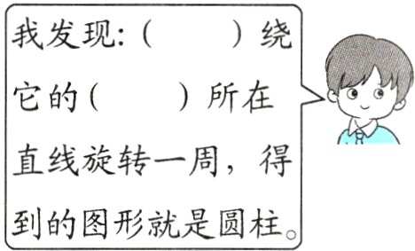 到的图形就是圆柱