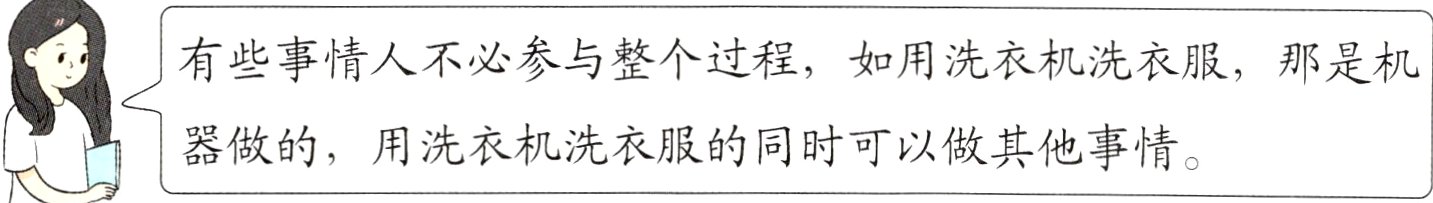 器做的用洗衣机洗衣服的同时可以做其他事情