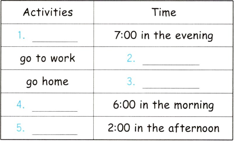 2:00 in the afternoon