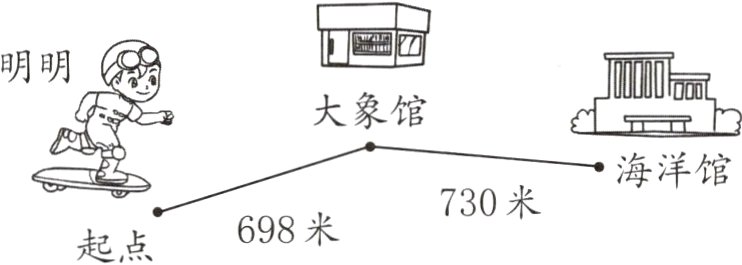 730米698米起点
