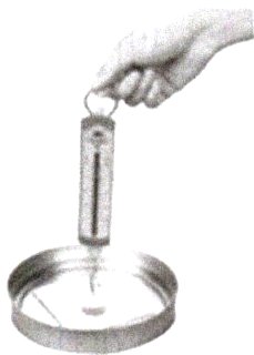 面然后稍稍用力向上拉玻