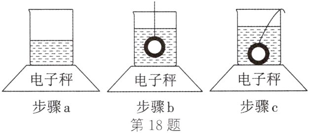 步骤c步骤a步骤b第18题